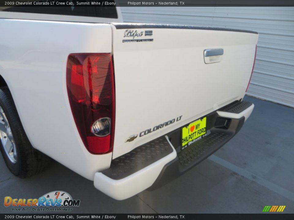 2009 Chevrolet Colorado LT Crew Cab Summit White / Ebony Photo #18