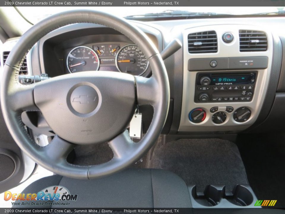 2009 Chevrolet Colorado LT Crew Cab Summit White / Ebony Photo #32