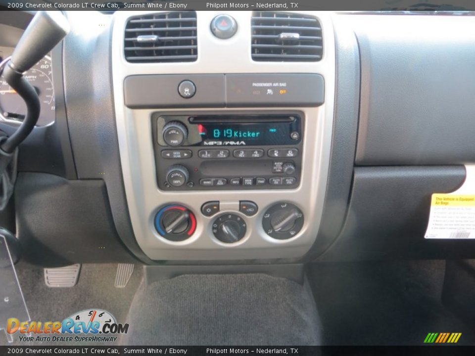 2009 Chevrolet Colorado LT Crew Cab Summit White / Ebony Photo #33