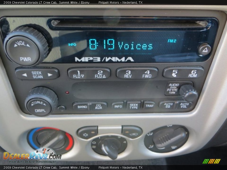 2009 Chevrolet Colorado LT Crew Cab Summit White / Ebony Photo #34