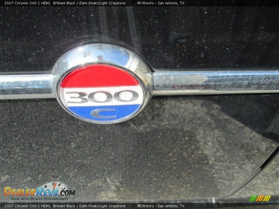 2007 Chrysler 300 C HEMI Brilliant Black / Dark Khaki/Light Graystone Photo #6