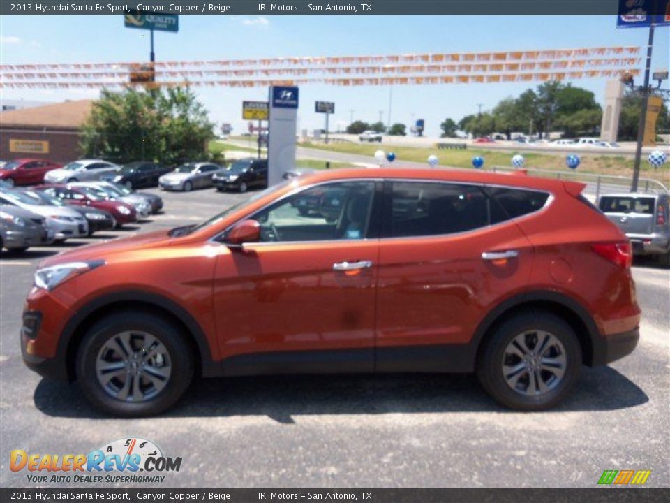 2013 Hyundai Santa Fe Sport Canyon Copper / Beige Photo #4