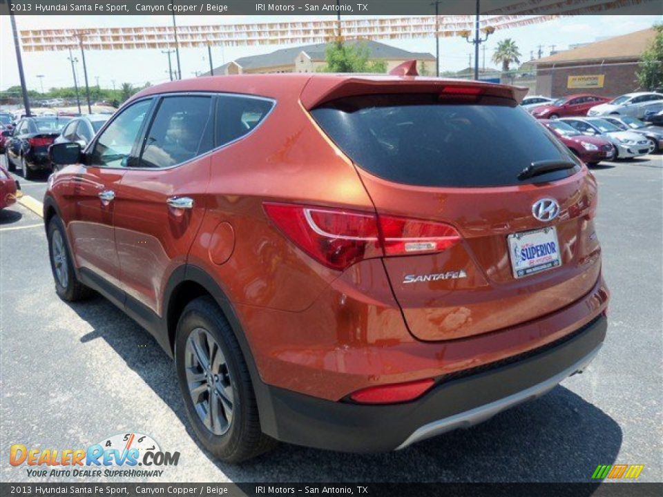 2013 Hyundai Santa Fe Sport Canyon Copper / Beige Photo #5