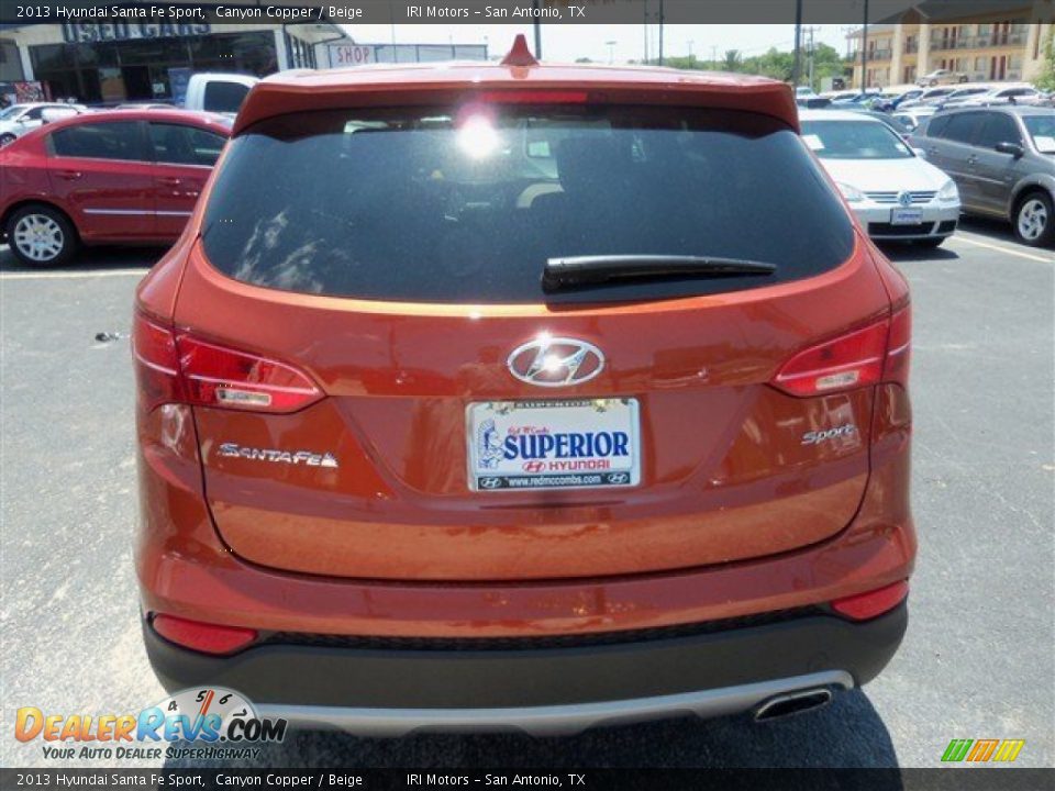 2013 Hyundai Santa Fe Sport Canyon Copper / Beige Photo #6