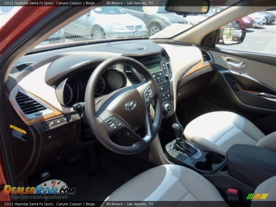 2013 Hyundai Santa Fe Sport Canyon Copper / Beige Photo #9