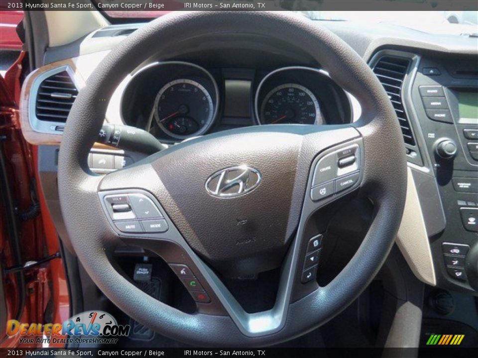 2013 Hyundai Santa Fe Sport Canyon Copper / Beige Photo #14