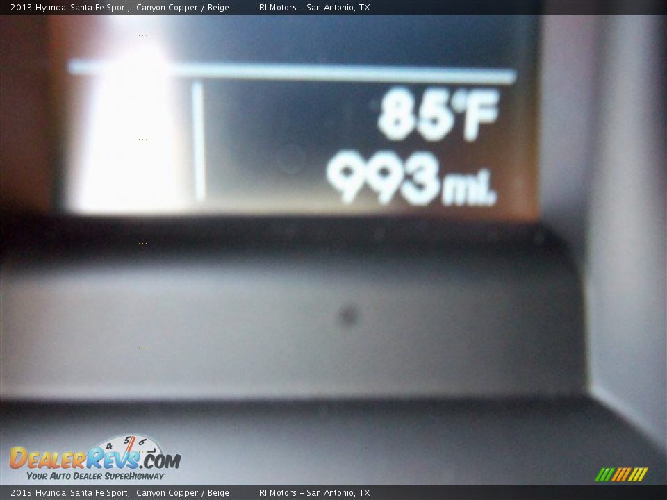 2013 Hyundai Santa Fe Sport Canyon Copper / Beige Photo #17