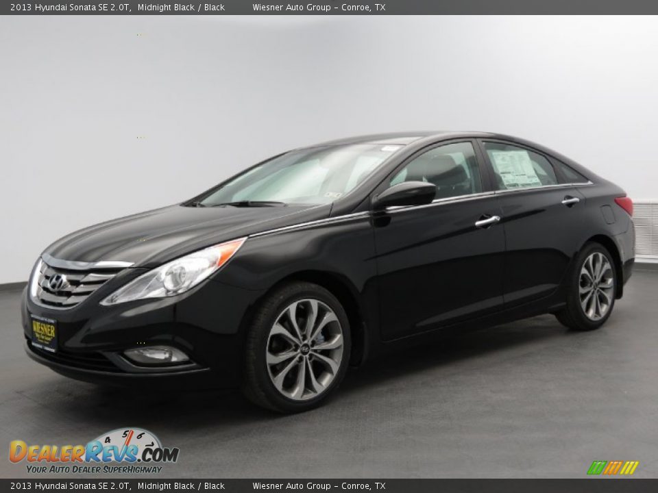 2013 Hyundai Sonata SE 2.0T Midnight Black / Black Photo #1