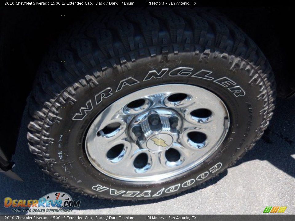 2010 Chevrolet Silverado 1500 LS Extended Cab Black / Dark Titanium Photo #3