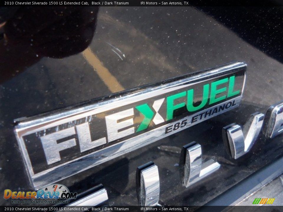2010 Chevrolet Silverado 1500 LS Extended Cab Black / Dark Titanium Photo #7