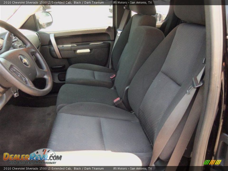 2010 Chevrolet Silverado 1500 LS Extended Cab Black / Dark Titanium Photo #10