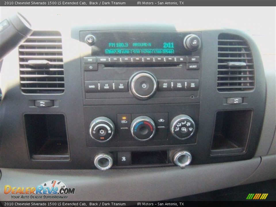 2010 Chevrolet Silverado 1500 LS Extended Cab Black / Dark Titanium Photo #14