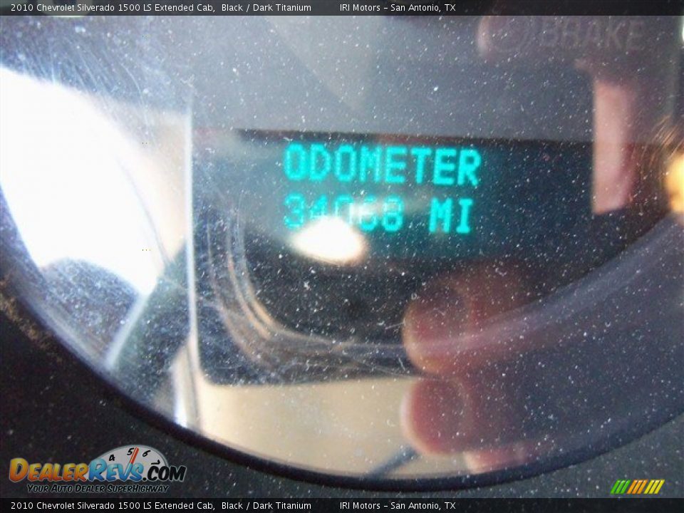 2010 Chevrolet Silverado 1500 LS Extended Cab Black / Dark Titanium Photo #15