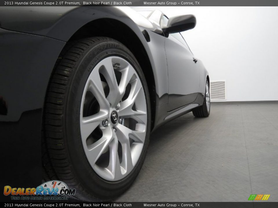2013 Hyundai Genesis Coupe 2.0T Premium Black Noir Pearl / Black Cloth Photo #6