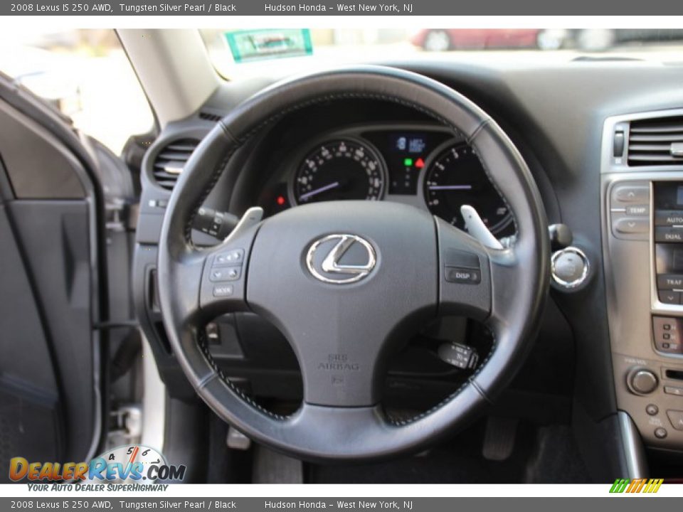 2008 Lexus IS 250 AWD Tungsten Silver Pearl / Black Photo #13