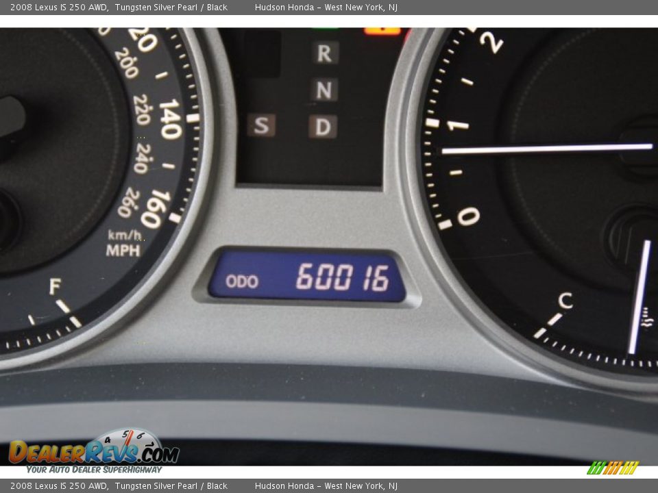 2008 Lexus IS 250 AWD Tungsten Silver Pearl / Black Photo #14