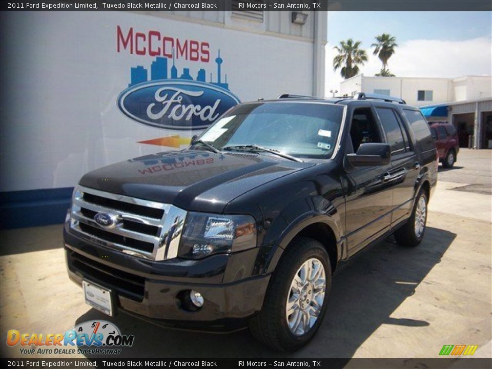 2011 Ford Expedition Limited Tuxedo Black Metallic / Charcoal Black Photo #1