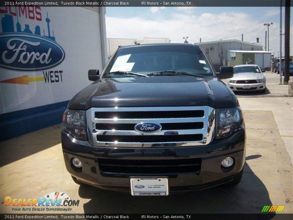 2011 Ford Expedition Limited Tuxedo Black Metallic / Charcoal Black Photo #2