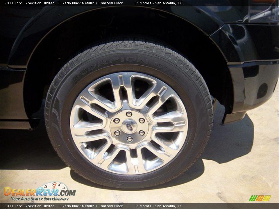 2011 Ford Expedition Limited Tuxedo Black Metallic / Charcoal Black Photo #4