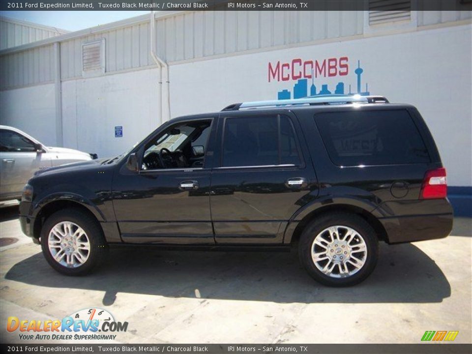2011 Ford Expedition Limited Tuxedo Black Metallic / Charcoal Black Photo #9