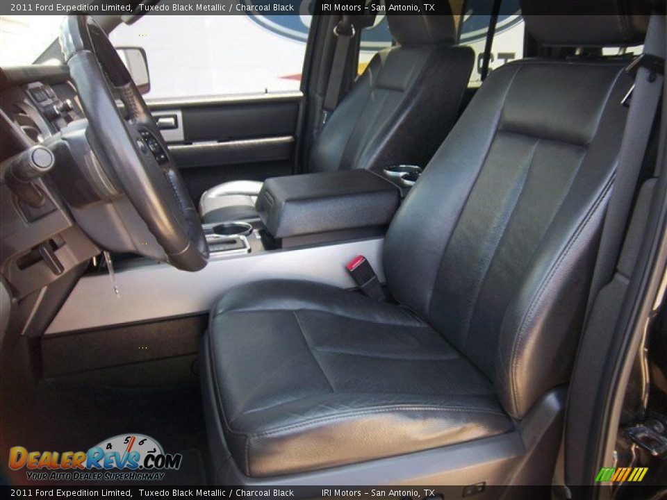 2011 Ford Expedition Limited Tuxedo Black Metallic / Charcoal Black Photo #14