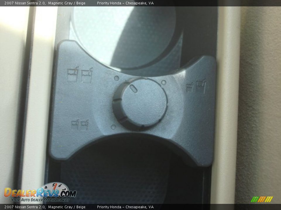 2007 Nissan Sentra 2.0 Magnetic Gray / Beige Photo #19