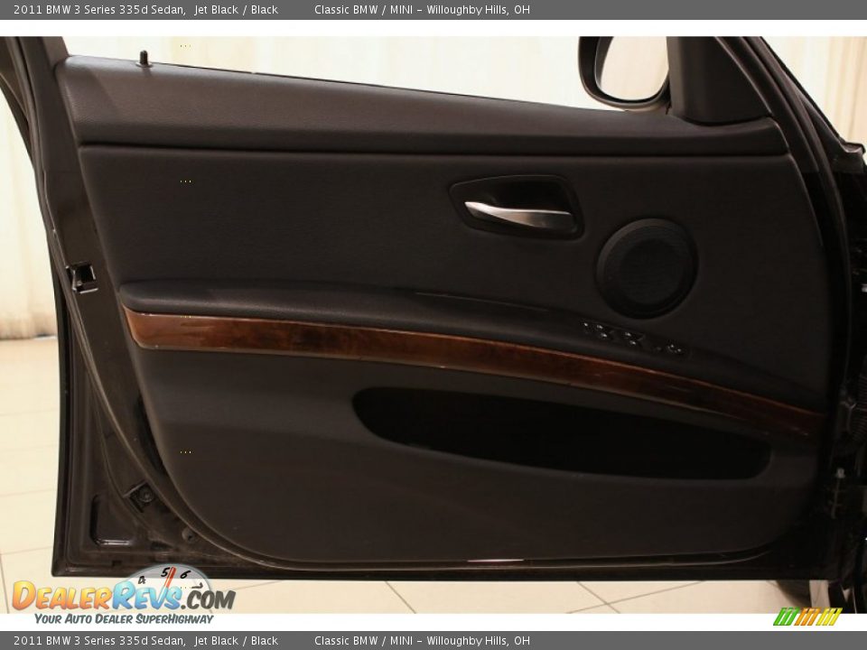 2011 BMW 3 Series 335d Sedan Jet Black / Black Photo #4