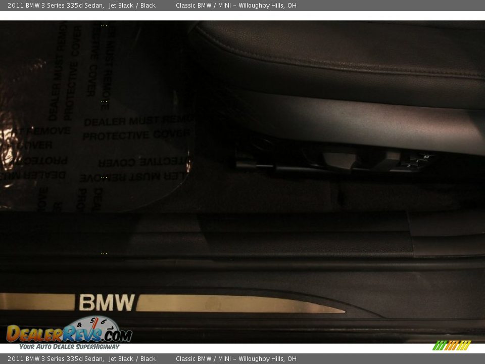 2011 BMW 3 Series 335d Sedan Jet Black / Black Photo #5
