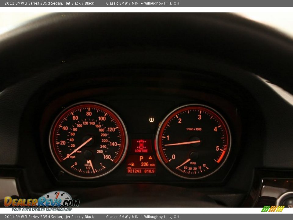 2011 BMW 3 Series 335d Sedan Gauges Photo #8