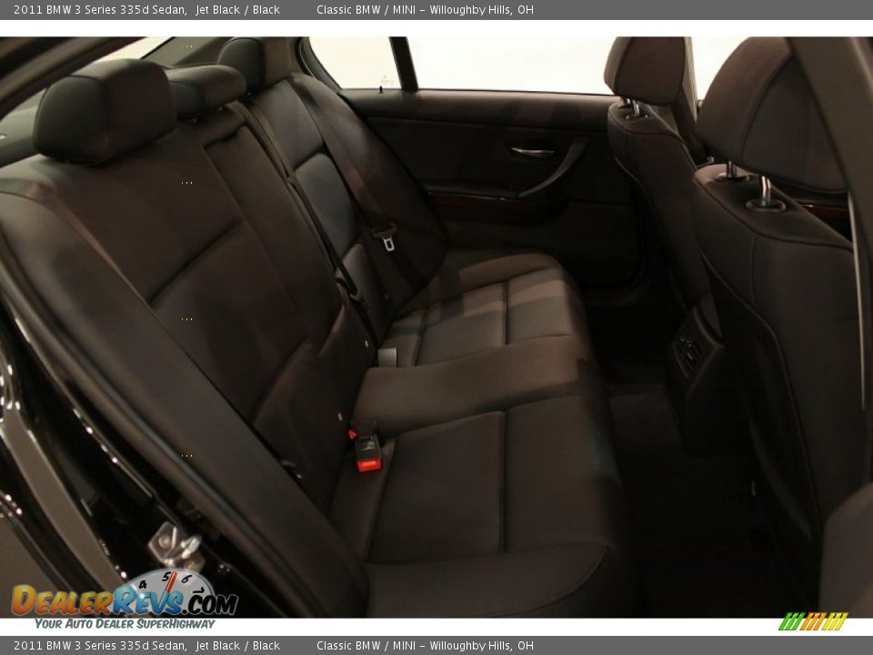 2011 BMW 3 Series 335d Sedan Jet Black / Black Photo #15