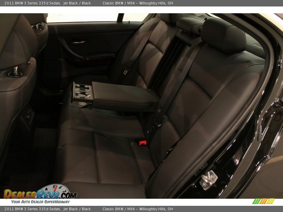 2011 BMW 3 Series 335d Sedan Jet Black / Black Photo #17