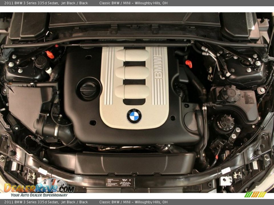 2011 BMW 3 Series 335d Sedan 3.0 Liter d DI TwinPower Turbocharged DOHC 24-Valve VVT Turbo Diesel Inline 6 Cylinder Engine Photo #20