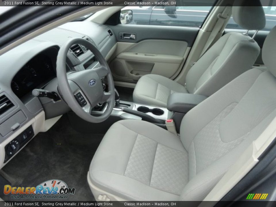 Medium Light Stone Interior - 2011 Ford Fusion SE Photo #4