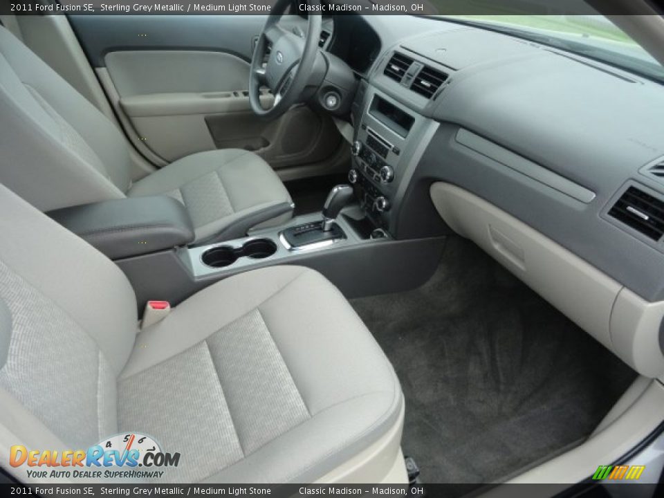 Medium Light Stone Interior - 2011 Ford Fusion SE Photo #14