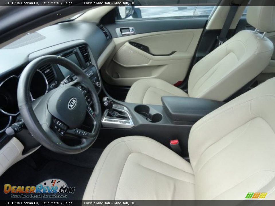 Beige Interior - 2011 Kia Optima EX Photo #5