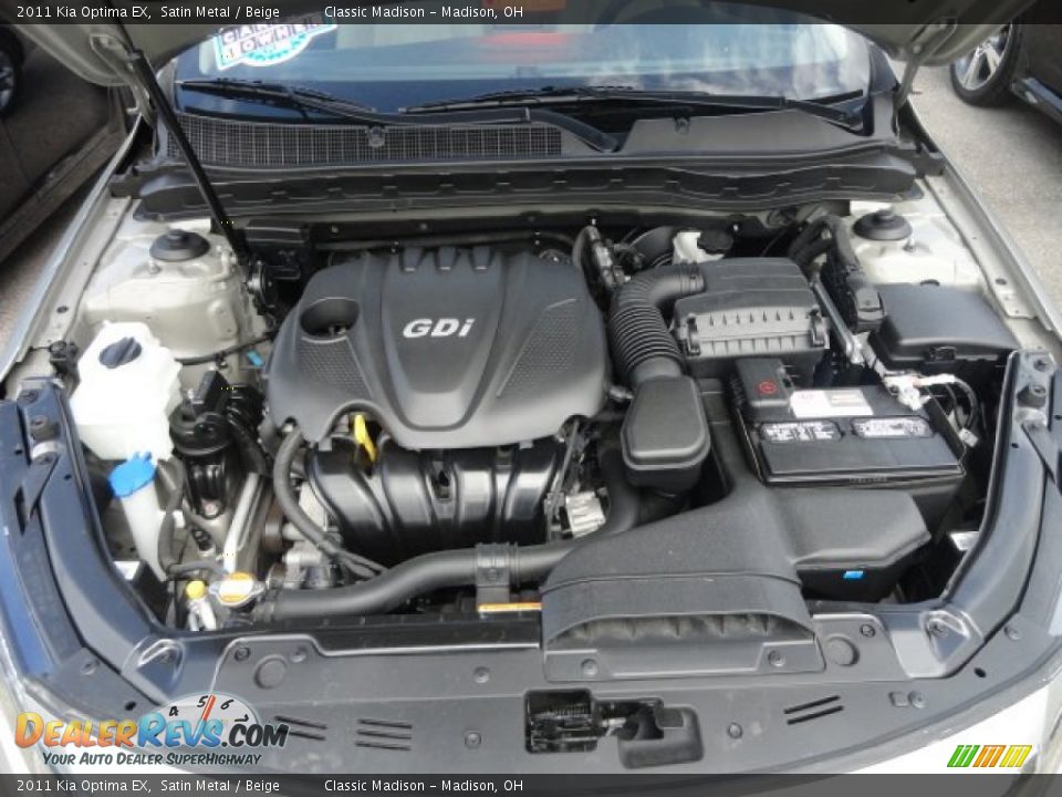 2011 Kia Optima EX 2.4 Liter GDi DOHC 16-Valve VVT 4 Cylinder Engine Photo #19