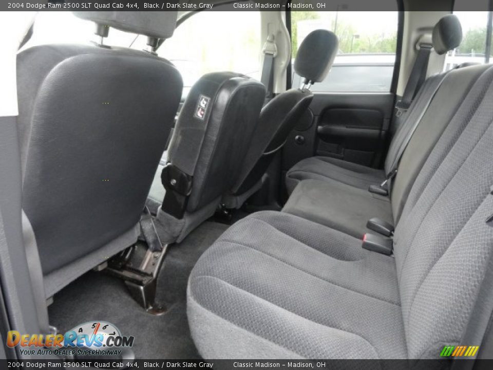 2004 Dodge Ram 2500 SLT Quad Cab 4x4 Black / Dark Slate Gray Photo #6