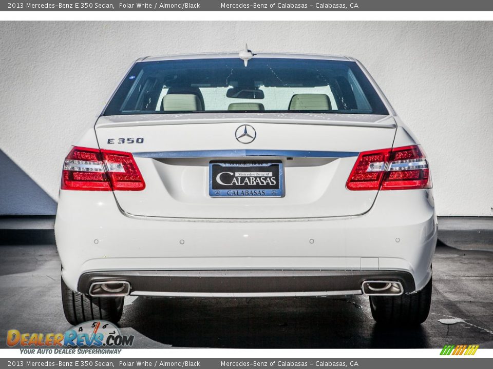 2013 Mercedes-Benz E 350 Sedan Polar White / Almond/Black Photo #3