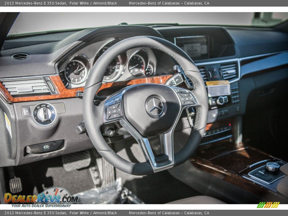 2013 Mercedes-Benz E 350 Sedan Polar White / Almond/Black Photo #5