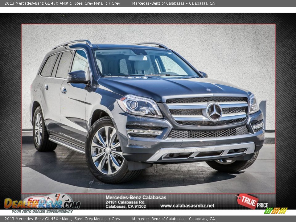 2013 Mercedes-Benz GL 450 4Matic Steel Grey Metallic / Grey Photo #1