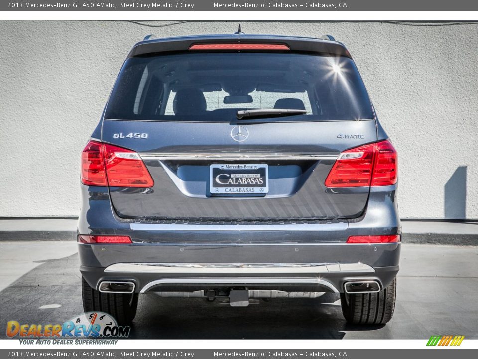 2013 Mercedes-Benz GL 450 4Matic Steel Grey Metallic / Grey Photo #3