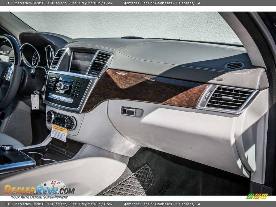 2013 Mercedes-Benz GL 450 4Matic Steel Grey Metallic / Grey Photo #8