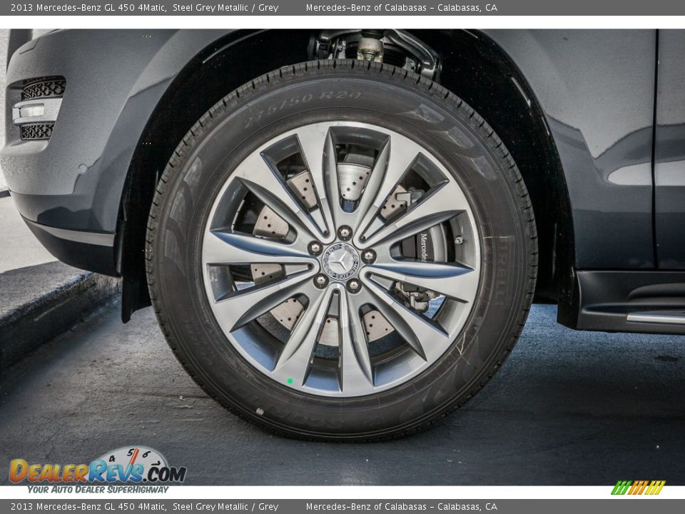 2013 Mercedes-Benz GL 450 4Matic Steel Grey Metallic / Grey Photo #10