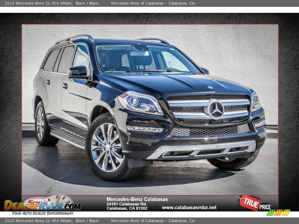 2013 Mercedes-Benz GL 450 4Matic Black / Black Photo #1