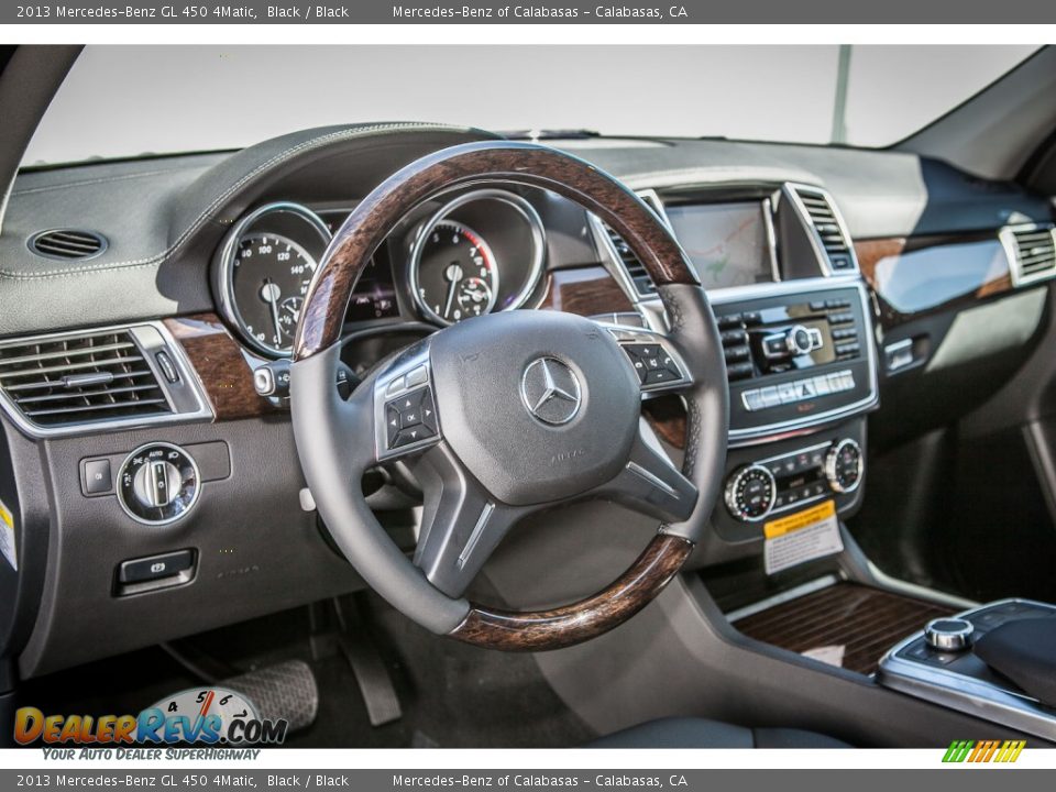 2013 Mercedes-Benz GL 450 4Matic Black / Black Photo #5