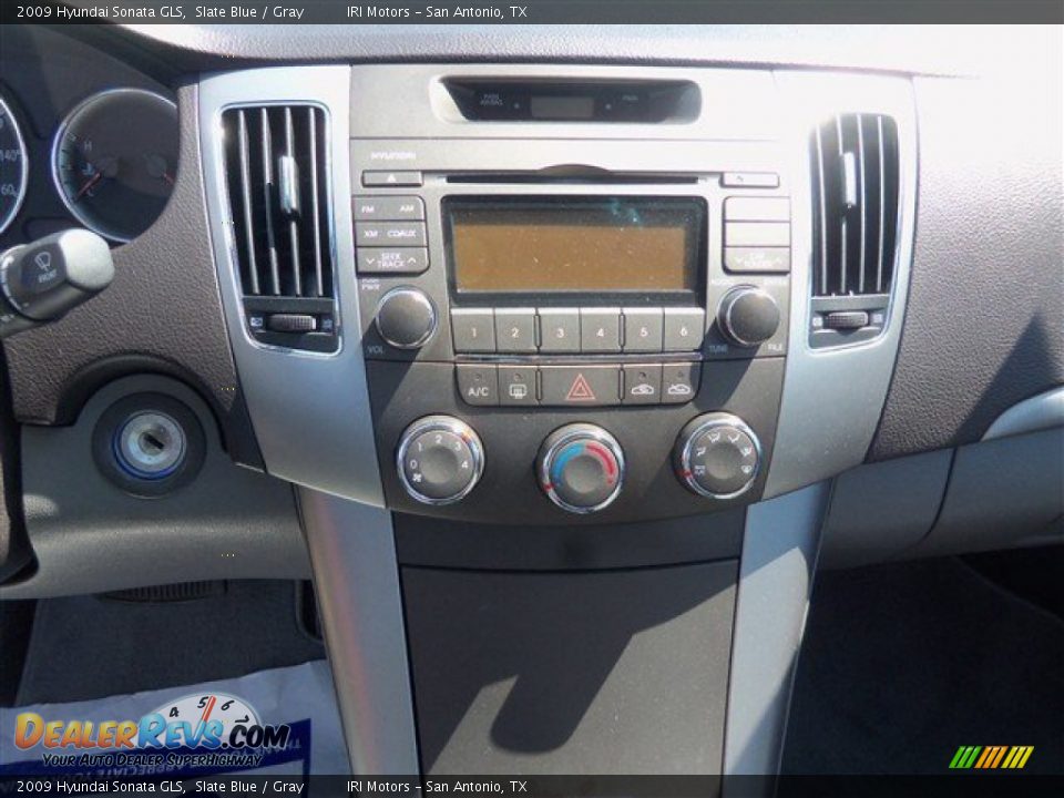 2009 Hyundai Sonata GLS Slate Blue / Gray Photo #13