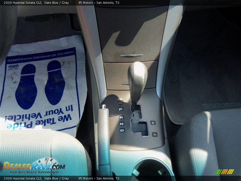 2009 Hyundai Sonata GLS Slate Blue / Gray Photo #14