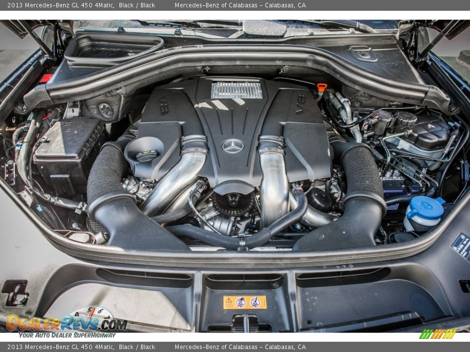 2013 Mercedes-Benz GL 450 4Matic Black / Black Photo #9