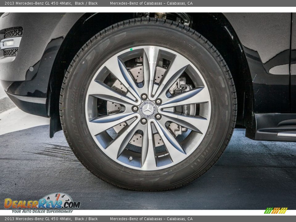 2013 Mercedes-Benz GL 450 4Matic Black / Black Photo #10