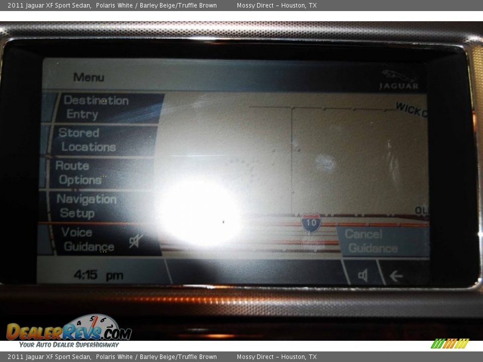 2011 Jaguar XF Sport Sedan Polaris White / Barley Beige/Truffle Brown Photo #24